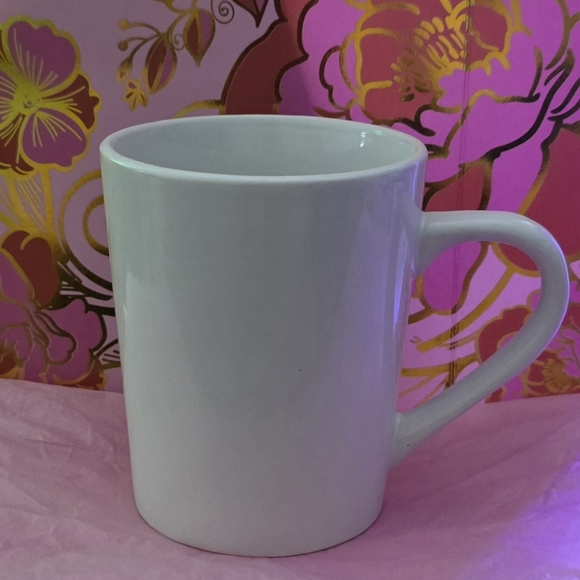 Eternal Love Black and White Vinyl Mug. Dishwasher Safe! - Picture 2 of 2